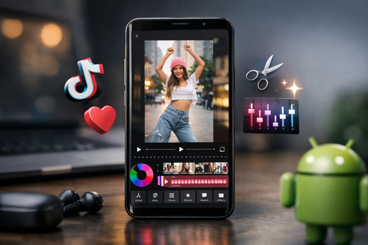 Edita vídeos verticales para TikTok en Android