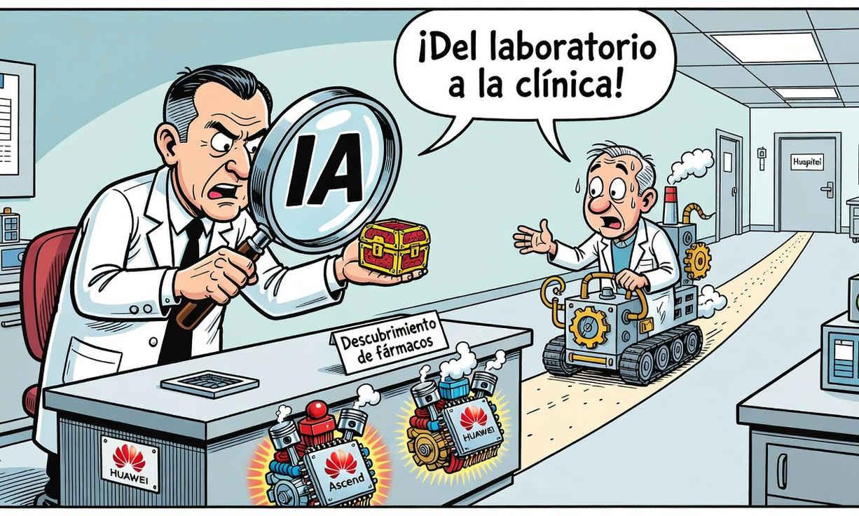 Huawei alianzas IA farmacéuticas