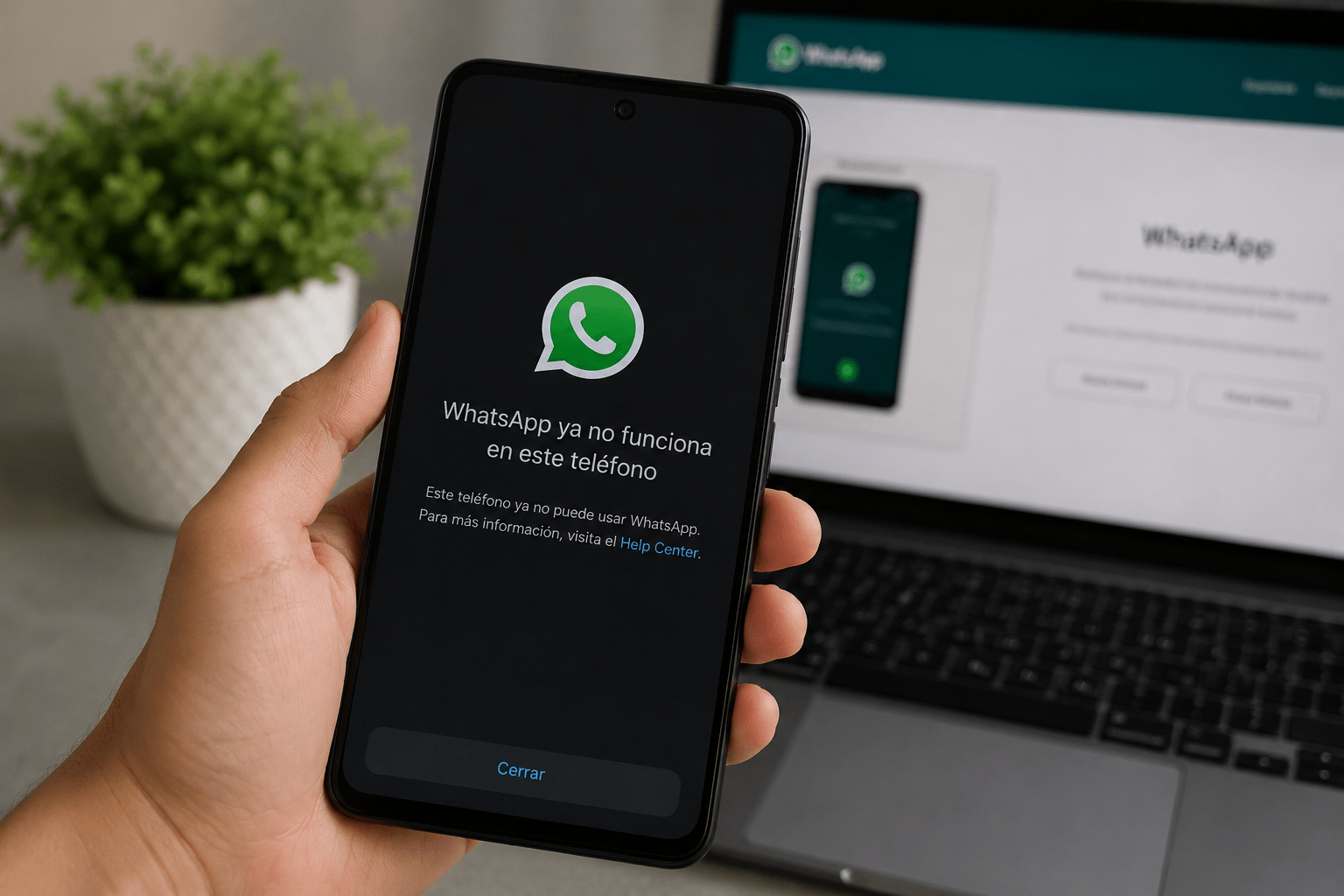 Comprobar versión de Android para WhatsApp